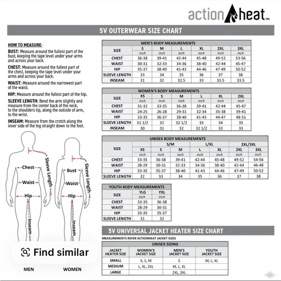 Action Heat Heated Vest - Picture 11 of 11